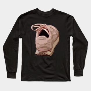 Shoe with Mouth Long Sleeve T-Shirt